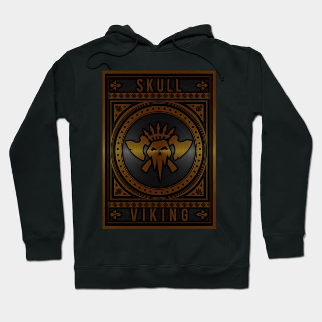 Skull Viking Hoodie by Durro